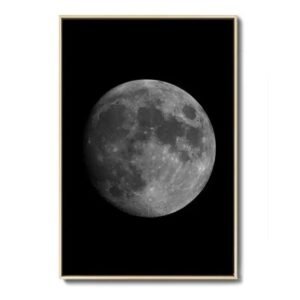 poster decoratif de la lune en haute definition sur toile coton 30 x 45 cm 944 1