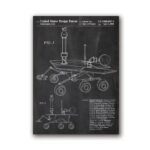 poster decoratif du rover opportunity sur la planete mars 30 x 40 cm 896 1