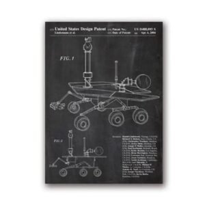 poster decoratif du rover opportunity sur la planete mars 30 x 40 cm 896 1