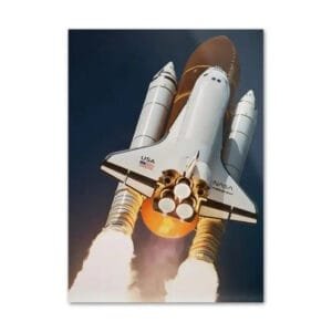 Poster Du Décollage De La Navette Spatiale Endeavour - 30 x 40 Cm