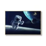 poster en toile dastronaute pour passionnes de lespace 30 x 45 cm 324 1