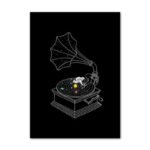 poster enchanteur alliant astronomie et musique pour votre bien etre 30 x 40 cm 705 1