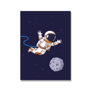 poster enfant astronaute exploration spatiale en hd 30 x 40 cm 295 1