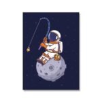poster enfant peche aux etoilesen toile 100 coton 30 x 40 cm 264 1