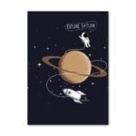 poster explore saturn un cadeau ideal pour la chambre denfant 30 x 40 cm 895 1