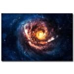 poster galaxie spirale emerveillez vous devant les etoiles 20 x 30 cm 829 1