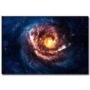 poster galaxie spirale emerveillez vous devant les etoiles 20 x 30 cm 829 1