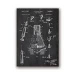 poster illustrant les missions mercury dans lhistoire spatiale 30 x 40 cm 704 1
