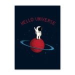 poster mural hello universe pour decorer la chambre de votre enfant 30 x 40 cm 127 1