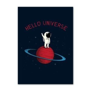 poster mural hello universe pour decorer la chambre de votre enfant 30 x 40 cm 127 1