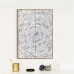 poster planisphere celeste des etoiles et constellations nordiques 30 x 40 cm 266 1