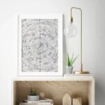 poster planisphere celeste des etoiles et constellations nordiques 336 1