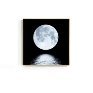poster pleine lune en toile coton haut de gamme a haute definition 40 x 40cm 588 1