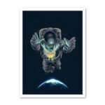 poster reveries spatiales en haute definition sur toile coton 30 x 40 cm 229 1