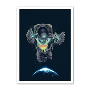 poster reveries spatiales en haute definition sur toile coton 30 x 40 cm 229 1