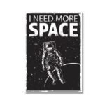 poster toile astronaute revez de lespace chez 30 x 40 cm 395 1