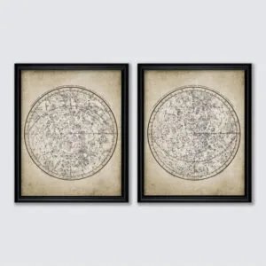 Posters Astronomiques: Cartes Des Constellations En Haute Définition