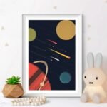 posters dastronomie pour la chambre des enfants 30x40 cm meteor 831 1
