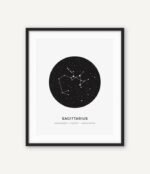 posters de constellations elegants en toile coton 30x40 cm sagittaire 781 1