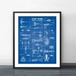 posters illustrant les vaisseaux de la rebellion dans star wars 149 1