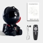 projecteur detoiles en leffigie dun bebe astronaute noir decorations 297 1
