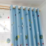 Rideau Décoratif Spatial Motifs De Planètes