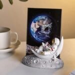 socle astronaute pour cadre un ecrin unique vos souvenirs demi lune 197 1