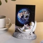 Socle Astronaute Pour Cadre: Un écrin Unique Pour Vos Souvenirs - Demi Lune