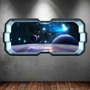 Sticker Fenêtre Cosmos : Transformez Votre Espace En Voyage Stellaire 1 Sticker Fenêtre Cosmos: Transformez Votre Espace En Voyage Stellaire - 76 Cm x 101 Cm
