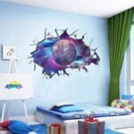 Sticker Mural 3d Mercure
