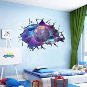 sticker mural 3d mercure pour une decoration spatiale unique stickers de decoration 389 1