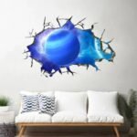 Sticker Mural 3d Neptune