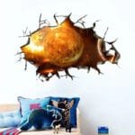 Sticker Mural 3d Vénus - Décoration Planétaire Pour Votre Intérieur