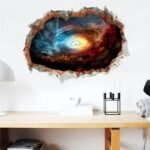 sticker mural decoratif vortex spatial pour votre interieur stickers de decoration 319 1