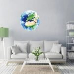 sticker phosphorescent de la terre pour une ambiance lumineuse unique 123 1