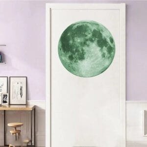 Sticker Phosphorescent Pleine Lune Pour Une Ambiance Nocturne Magique 2 Sticker Phosphorescent Pleine Lune Pour Une Ambiance Nocturne Magique - 12cm