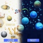stickers decoratifs representant planetes pour une decoration spatiale 473 1