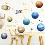 stickers decoratifs representant planetes pour une decoration spatiale 816 1