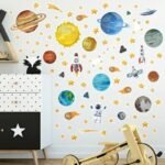 stickers decoratifs sur le theme de lespace pour chambre denfants 292 1