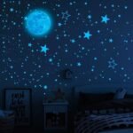 stickers lumineux pour un ciel etoile et pleine lune magique a la maison 895 1