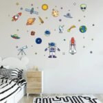stickers muraux astronautes et planetes pour chambre denfant 103 1