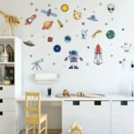stickers muraux astronautes et planetes pour chambre denfant 831 2