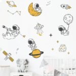 stickers muraux dastronautes et planetes resistants a leau de decoration dinterieur 103 1