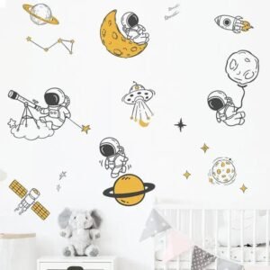 stickers muraux dastronautes et planetes resistants a leau de decoration dinterieur 103 1