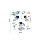 Stickers Personnalisables Pour Une Chambre Enfant Sur Le Thème Du Cosmos