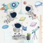 stickers personnalisables pour une chambre enfant sur le theme du cosmos 568 1