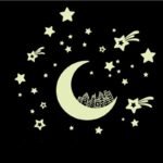 stickers phosphorescents pour une decoration pratique et lumineuse lune 480 1