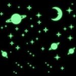 stickers phosphorescents pour une decoration pratique et lumineuse planetes 855 1