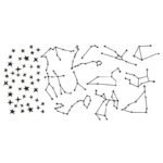 stickers zodiaques pour une ambiance celeste et imaginative noir 653 1