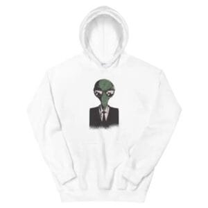 Sweat Alien En Costard - Rejoignez Le Clan Des Extraterrestres! Blanc / s